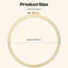 image:imageCaydo 12 Pieces 8 Inch Plastic Round Embroidery Hoops Circle Cross Stitch Hoop Ring for Punch Needle and Art Craft Handy Sewing
