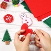 image:imageCaydo 12 Pieces A4 Christmas Felt Fabric Sheets 5 Colors Felt Sheets Craft for DIY Christmas Decorations