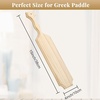 image:imageCaydo 15 Inch Unfinished Wooden Paddle Solid Pine Wooden Paddle Sorority Paddle with Flat Head Handle for DIY Drawing Wedding Decoration