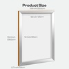 image:imageCaydo 2 Piece 10 x 14 Inch Aluminum Silk Screen Printing Frames with 110 White Mesh for Screen Printing160 Mesh