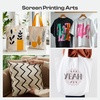 image:imageCaydo 2 Piece 10 x 14 Inch Aluminum Silk Screen Printing Frames with 110 White Mesh for Screen Printing160 Mesh