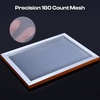 image:imageCaydo 2 Piece 10 x 14 Inch Aluminum Silk Screen Printing Frames with 110 White Mesh for Screen Printing160 Mesh