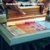 image:imageCaydo 2 Piece 10 x 14 Inch Aluminum Silk Screen Printing Frames with 110 White Mesh for Screen Printing230 Mesh