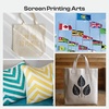 image:imageCaydo 2 Piece 10 x 14 Inch Aluminum Silk Screen Printing Frames with 110 White Mesh for Screen Printing305 Mesh