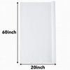 image:imageCaydo 20 by 60Inch White Cotton Fabric Natural Cotton Fabric 100 Cotton Fabric for Embroidery Sewing and Garments Craft