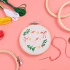 image:imageCaydo 24 Pieces 5 Inch Embroidery Hoops Bulk Cross Stitch Hoop Embroidery Frame for Art Craft Handy Sewing and Christmas Wall Decoration4 Inch