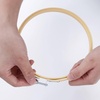 image:imageCaydo 24 Pieces 5 Inch Embroidery Hoops Bulk Cross Stitch Hoop Embroidery Frame for Art Craft Handy Sewing and Christmas Wall Decoration6 Inch