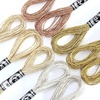 image:imageCaydo 25 Skeins 5 Colors Gold and Silver Metallic Embroidery Floss Glitter Threads Friendship Bracelets Thread for Needlework Craft E016F