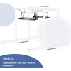 image:imageCaydo 2PCS 50W LED UV Screen Printing Light Exposure Unit with Light Stands Cable Ties Exposure Unit for Screen Printing and Cyanotypes