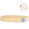 image:imageCaydo 3 Pack 12 Inch Wood Embroidery Hoop Circle Cross Stitch Hoop Ring for Art Craft Handy Sewing10 INCH