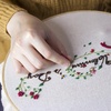 image:imageCaydo 3 Pack 12 Inch Wood Embroidery Hoop Circle Cross Stitch Hoop Ring for Art Craft Handy Sewing12 INCH