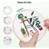 image:imageCaydo 3 Pack 12 Inch Wood Embroidery Hoop Circle Cross Stitch Hoop Ring for Art Craft Handy Sewing6 INCH