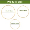 image:imageCaydo 3 Pieces 141618Inch Large Round Embroidery Hoops Kit Cross Stitch Hoop Ring for Art Craft Handy Sewing Wedding Wreath Dream Catch and Wall Hanging Decoration