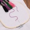 image:imageCaydo 3 Pieces 3 Sizes Square Embroidery Hoops Adjustable Circle Cross Stitch Hoop Embroidery Frames for Sewing Needlework DIY Embroidery CraftSquare