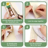 image:imageCaydo 3 Pieces Cross Stitch Bookmark Kits 11CT Stamped Embroidery Bookmark with Backing Felt and Instructions Green Plants Cross Stitch Kits for Beginners Adults Book Lovers
