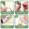 image:imageCaydo 3 Pieces Cross Stitch Bookmark Kits Flowers Stamped Embroidery Bookmark with Backing Felt and Instructions Beginner Cross Stitch Kits for Adults Book Lovers 14 CT