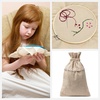 image:imageCaydo 3 Pieces Large Size Linen Needlework Fabric for Garment Craft Flower Pot Decoration and Tablecloth 62 by 19 Inch