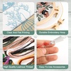 image:imageCaydo 3 Sets Embroidery Starter Kit with Animal Pattern Stamped Beginner Embroidery Kit Include 3 Embroidery Cloth with Pattern Hoop Color Threads for Craft Stitch Embroidery Lover
