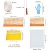 image:imageCaydo 31 Pieces Screen Printing Starter kit Include 4 Different Size of Wood Silk Screen Printing Frame with 110 Mesh Squeegees Inkjet Transparency Film Ink Knife Gloves and Mask Tape38pcs