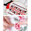 image:imageCaydo 313 PCS Box Embroidery Kit with Organizer 216 Color Threads 4 Aida Cloth 6 Embroidery Hoops Cross Stitch Tools and Instructions for Adults Beginners Christmas Gift