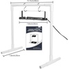 image:imageCaydo 32 Pieces Screen Printing Kit Includes UV LED Exposure Screen Printing Light 3 Sizes Silk Screen Printing Frame Acrylic Sheet Inkjet Clear Film for Screen Printing