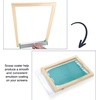image:imageCaydo 36 Pieces Screen Printing Kit Includes 50W LED UV Exposure Screen Printing Light 4 Sizes Silk Screen Printing Frame Instructions 5 Sheets A4 Inkjet Film for Screen Printing