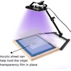 image:imageCaydo 36 Pieces Screen Printing Kit Includes 50W LED UV Exposure Screen Printing Light 4 Sizes Silk Screen Printing Frame Instructions 5 Sheets A4 Inkjet Film for Screen Printing