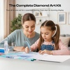 image:imageCaydo 36Pcs Diamond Art Storage Trays with Lids Large and Small Size Diamond Art Painting Containers 2in1 Bead Storage and LineUp Accessories for Diamond Art Painting Box PackageA4 Light Pad Kit