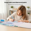 image:imageCaydo 36Pcs Diamond Art Storage Trays with Lids Large and Small Size Diamond Art Painting Containers 2in1 Bead Storage and LineUp Accessories for Diamond Art Painting Box PackageA4 Light Pad Kit