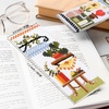 image:imageCaydo 4 PCS Cross Stitch Bookmark Kits Stamped Cross Stitch Kit for Adults Kids Beginner 14CT Embroidery Bookmark for Book LoversE048P