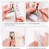 image:imageCaydo 4 PCS Cross Stitch Bookmark Kits Stamped Cross Stitch Kit for Adults Kids Beginner 14CT Embroidery Bookmark for Book LoversE048P