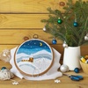 image:imageCaydo 4 Pieces 4 Size Embroidery Hoops Set 4 inch to 8 inch Round Imitated Wood Display Frame Plastic Cross Stitch Hoops for Art Craft Sewing Home Hanging Ornaments