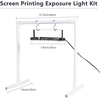 image:imageCaydo 46 Pieces Screen Printing Kit with 4 Color Screen Printing Ink 2 Size Screen Printing Frame and Squeegees for Screen Printing