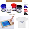 image:imageCaydo 46 Pieces Screen Printing Kit with 4 Color Screen Printing Ink 2 Size Screen Printing Frame and Squeegees for Screen Printing