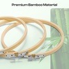 image:imageCaydo 6 Pieces 6 Inch Embroidery Hoop with Metal Screw Round Embroidery Hoops Set Bamboo Cross Stitch Hoop Ring Embroidery Frames for Art Craft Sewing Home Ornaments7 INCH
