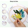 image:imageCaydo 6 Pieces 6 Inch Embroidery Hoop with Metal Screw Round Embroidery Hoops Set Bamboo Cross Stitch Hoop Ring Embroidery Frames for Art Craft Sewing Home Ornaments7 INCH