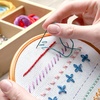 image:imageCaydo 6 Pieces Aida Cloth 14 Count White Cross Stitch Fabric for Craft Embroidery Handmade Needlework DIY Handicrafts 12 by 18InchWhite