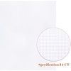 image:imageCaydo 6 Pieces Aida Cloth 14 Count White Cross Stitch Fabric for Craft Embroidery Handmade Needlework DIY Handicrafts 12 by 18InchWhite