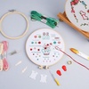 image:imageCaydo 6 Pieces Embroidery Hoops 3 Inch to 10 Inch Cross Stitch Hoop Small Embroidery Hoop with 16 Pieces Needles for Embroidery Punch Needle Craft Sewing and Ornaments6 PCS