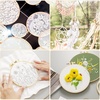 image:imageCaydo 6 Pieces Embroidery Hoops 3 Inch to 10 Inch Cross Stitch Hoop Small Embroidery Hoop with 16 Pieces Needles for Embroidery Punch Needle Craft Sewing and Ornaments6 PCS