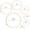 image:imageCaydo 6 Pieces Embroidery Hoops 3 Inch to 10 Inch Cross Stitch Hoop Small Embroidery Hoop with 16 Pieces Needles for Embroidery Punch Needle Craft Sewing and Ornaments7 PCS