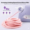 image:imageCaydo Automatic i Cord Knitting Machine Pro Electric iCord Knitter for Fast DIY Handmade Crafts HandsFree Yarn Knitter to Make Flower Handicrafts amp Romantic Gift Ideal Present for CrochetersPurple