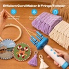 image:imageCaydo Cord Maker amp Fringe Twister Machine T1 Rechargeable amp2Speed Control  Electric Cording Maker Tool Portable Yarn Twister for Needlepoint Macrame Scarves Blankets Tassels Knitting Kit