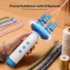 image:imageCaydo Cord Maker amp Fringe Twister Machine T1 Rechargeable amp2Speed Control  Electric Cording Maker Tool Portable Yarn Twister for Needlepoint Macrame Scarves Blankets Tassels Knitting Kit
