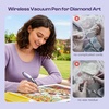image:imageCaydo Electric Diamond Art Pens with Light Wireless 3 Adjustable Suction Levels Rechargeable DiamondPaintingPen with 2in1 Base amp Replaceable Tips Diamond Art Kits for Adults EP41 Count Pack of 1