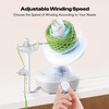 image:imageCaydo Electric Yarn Winder Automatic Yarn Cake Winder with Dual Tension Spring Stepless Speed Compact 7oz Portable Yarn Winder for Crocheting Ideal Gift for Crochet amp Knitting LoversLight PurpleWhite