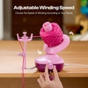 image:imageCaydo Electric Yarn Winder Automatic Yarn Cake Winder with Dual Tension Spring Stepless Speed Compact 7oz Portable Yarn Winder for Crocheting Ideal Gift for Crochet amp Knitting LoversLight PurplePurple