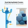 image:imageCaydo Electric Yarn Winder Automatic Yarn Cake Winder with Dual Tension Spring Stepless Speed Compact 7oz Portable Yarn Winder for Crocheting Ideal Gift for Crochet amp Knitting LoversLight PurpleBlue Cordless