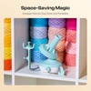 image:imageCaydo Electric Yarn Winder Automatic Yarn Cake Winder with Dual Tension Spring Stepless Speed Compact 7oz Portable Yarn Winder for Crocheting Ideal Gift for Crochet amp Knitting LoversLight PurpleMint Green