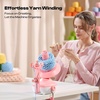 image:imageCaydo Electric Yarn Winder Automatic Yarn Cake Winder with Dual Tension Spring Stepless Speed Compact 7oz Portable Yarn Winder for Crocheting Ideal Gift for Crochet amp Knitting LoversLight PurplePink
